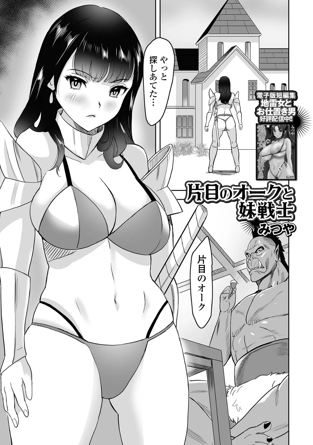 片目のオークと妹戦士 1ページ