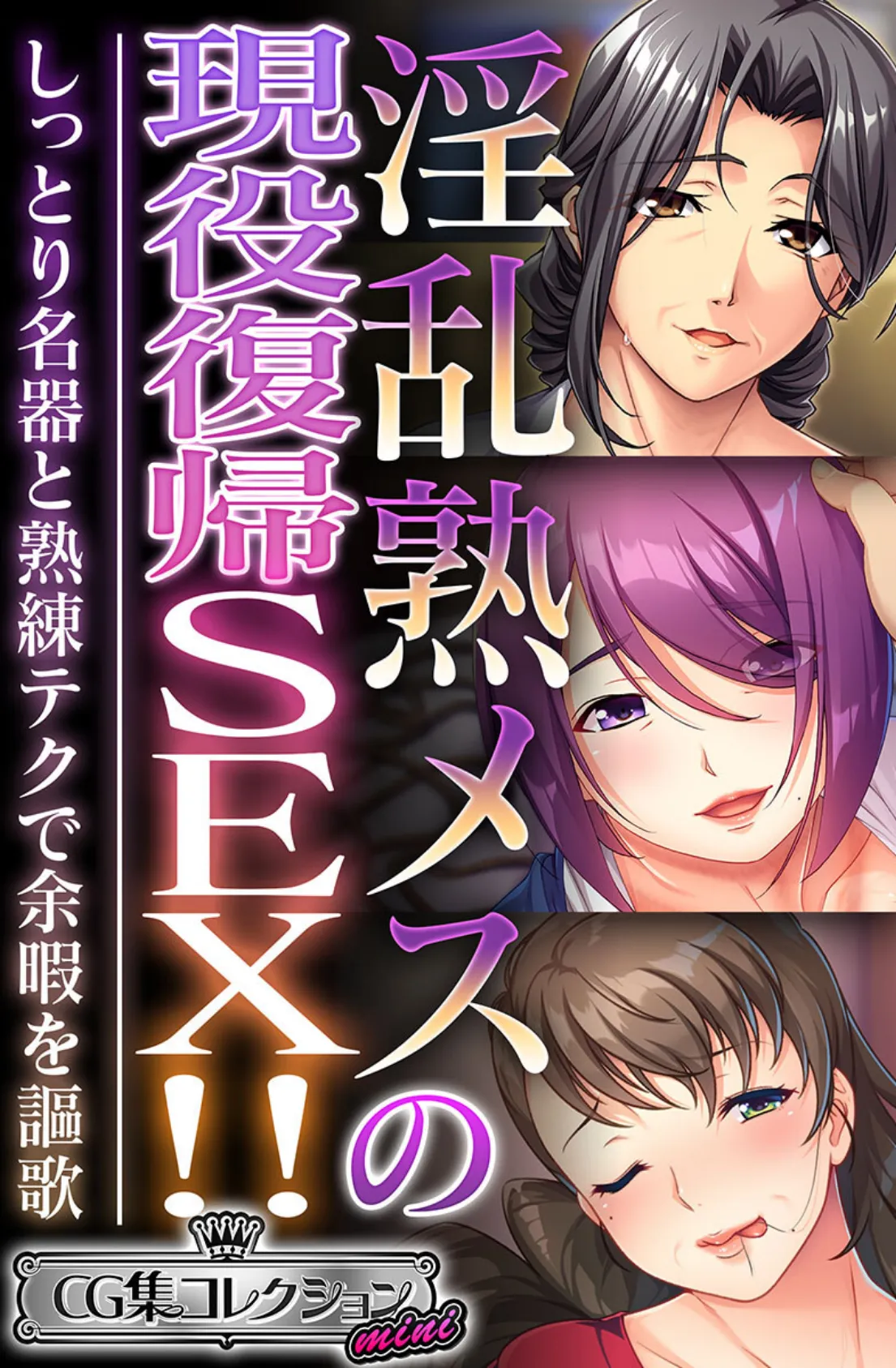 淫乱熟メスの現役復帰SEX！！ 〜しっとり名器と熟練テクで余暇を謳歌〜【CG集コレクション ミニ】 1ページ